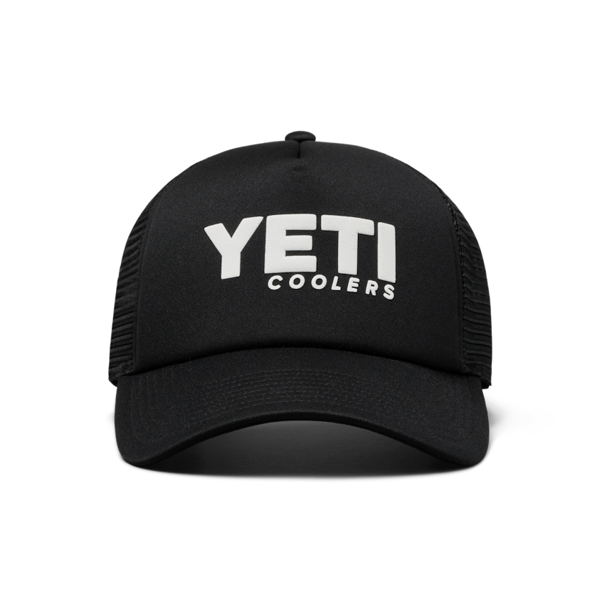 Yeti Coolers Mid Pro Foam Trucker Hat - One Size - Black - ManGo Surfing