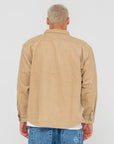 Rusty Mens Cobra Overshirt - Light Fennel