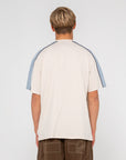 Rusty Mens Alonso Short Sleeve T-Shirt - Cream