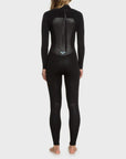 Womens's Roxy 3/2mm Prologue Back Zip Wetsuit - Black