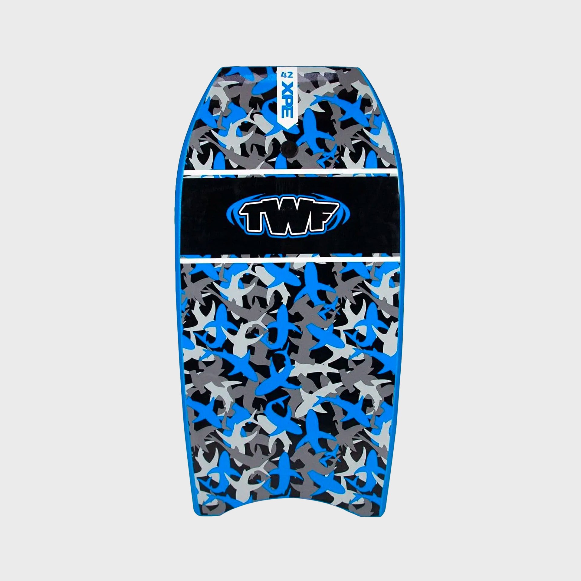 TWF XPE PRO Bodyboard with Leash 37" Sharks - 1038-037 - ManGo Surfing