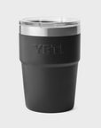 Yeti Rambler 16 Oz (475 ML) Stackable Cup - Black - ManGo Surfing