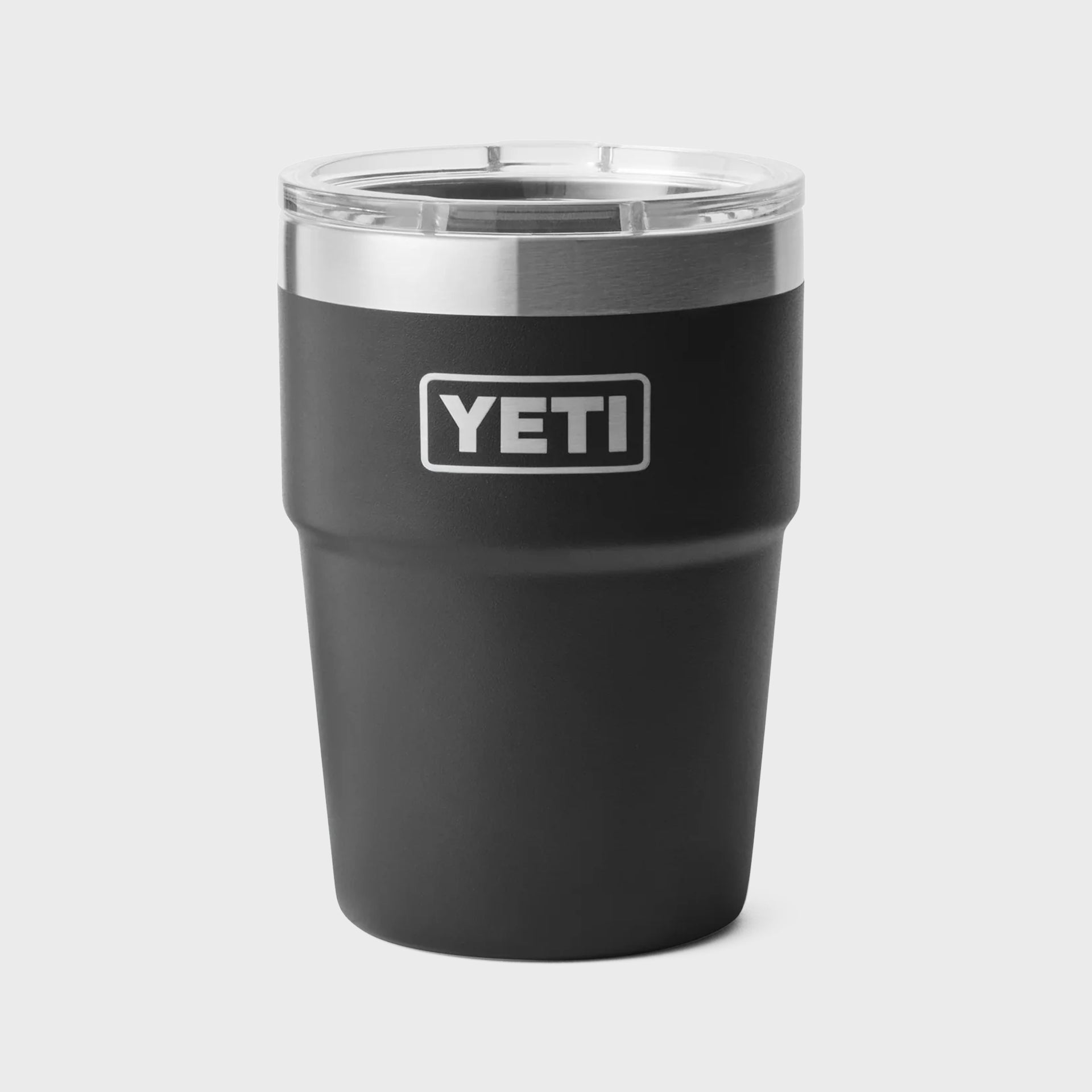 Yeti Rambler 16 Oz (475 ML) Stackable Cup - Black - ManGo Surfing