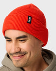 Yeti Badge Beanie Hat - One Size - Orange