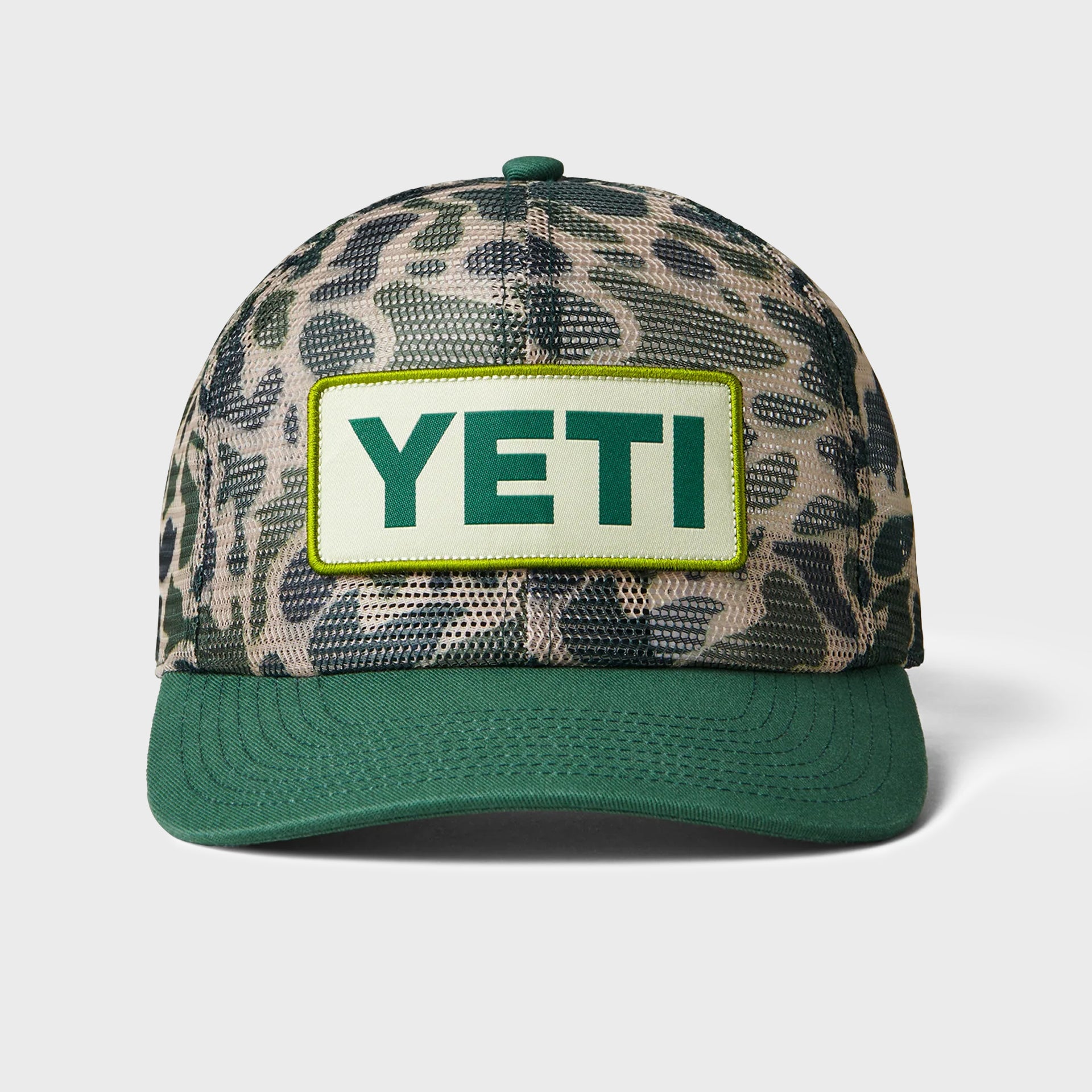 Yeti Camo Mesh Hat - One Size - Green