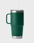 Yeti Rambler 25oz (710 ml) Straw Mug - Black Forest Green