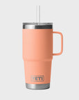 Yeti Rambler 25oz (710 ml) Straw Mug - Lowcountry Peach