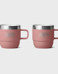 Yeti Rambler 6oz Stackable Espresso Mugs (2 Pack) - Sandstone Pink