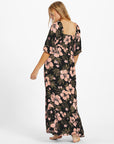 Billabong Womens Full Bloom Maxi Dress - Black Sands