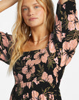 Billabong Womens Full Bloom Maxi Dress - Black Sands