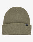 Billabong Mens Arcade Skull Fit Cuffed Beanie Hat - One Size - Military