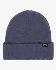 Billabong Mens Arcade Skull Fit Cuffed Beanie Hat - One Size - Slate Blue