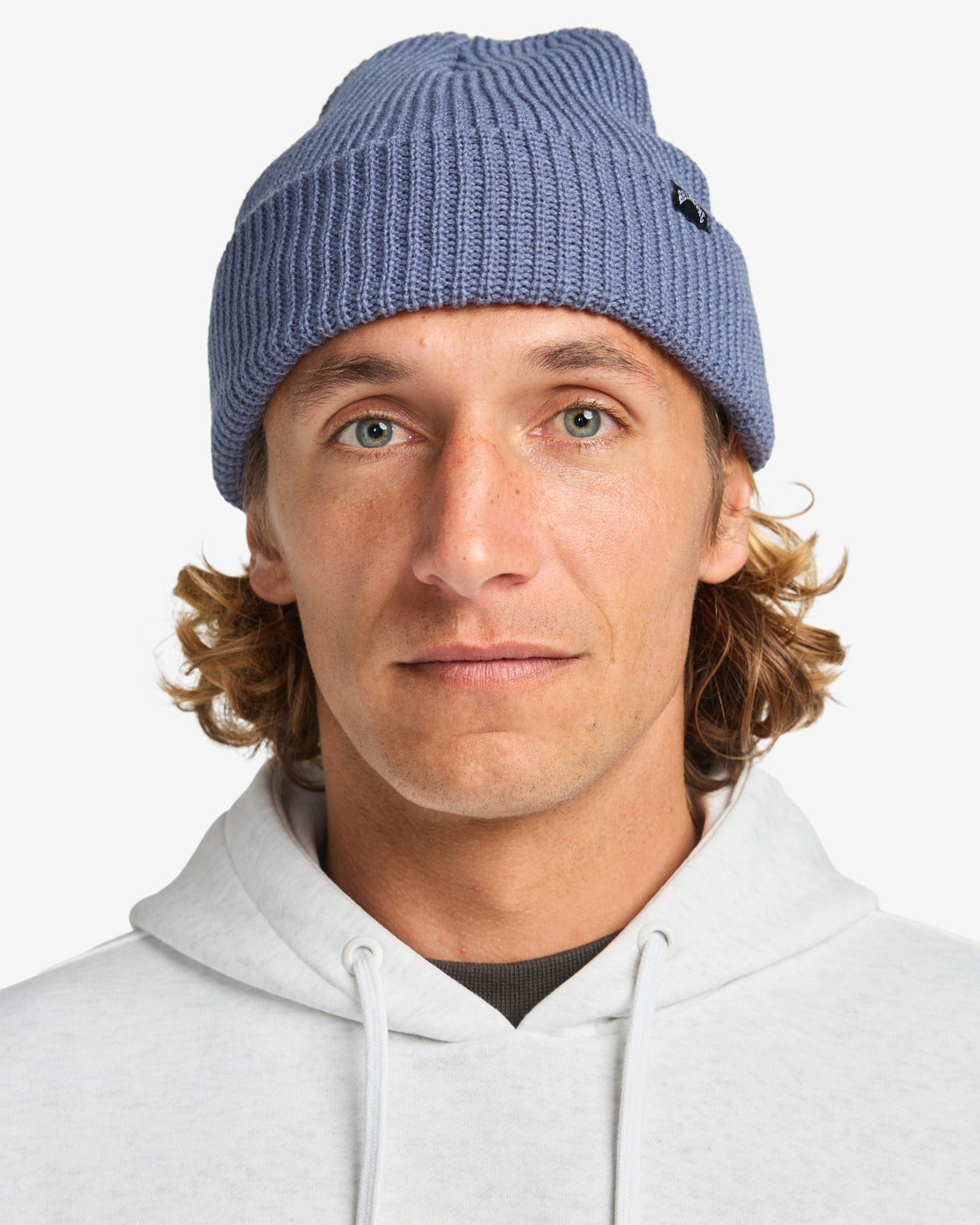 Billabong Mens Arcade Skull Fit Cuffed Beanie Hat - One Size - Slate Blue