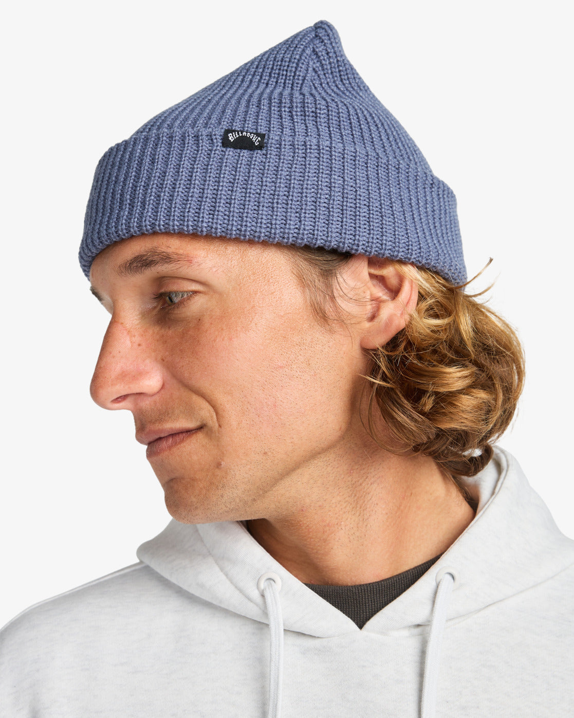 Billabong Mens Arcade Skull Fit Cuffed Beanie Hat - One Size - Slate Blue