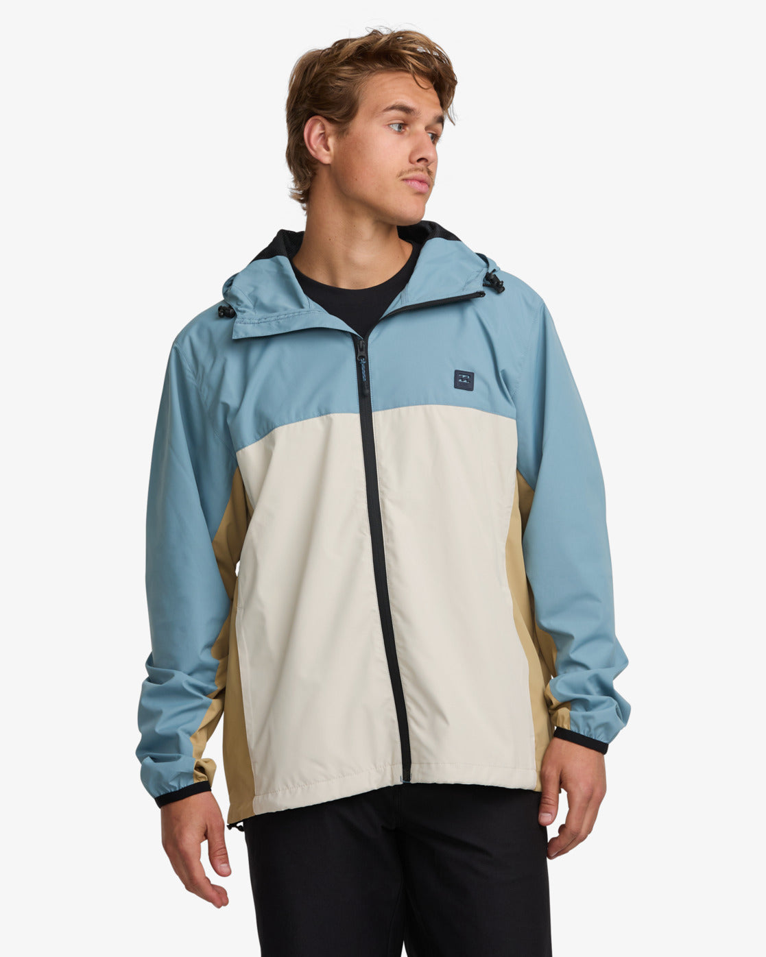 Billabong Mens Transport Waterproof Windbreaker Jacket - Glacier Blue