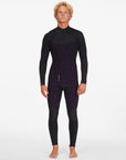 Billabong Mens 5/4mm Absolute Chest Zip Wetsuit - Black