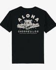 aloha graphic mens t shirt beaver longboard surfing