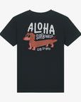 aloha kids log doggy long boarding surfing t shirt