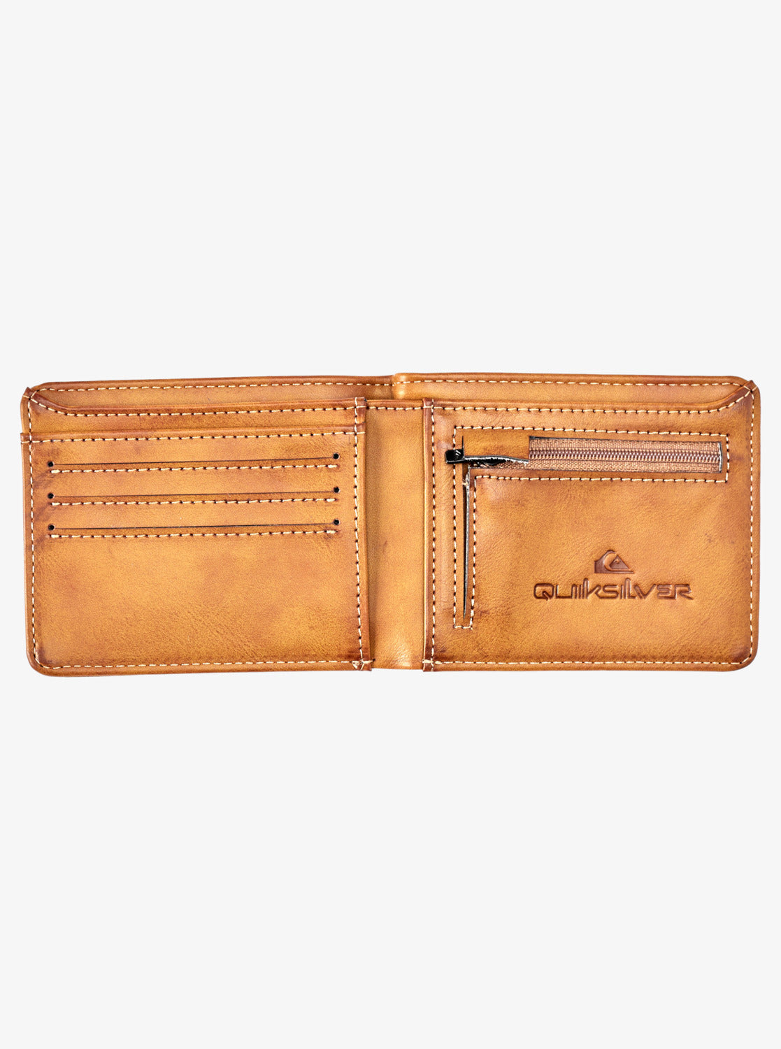 Quiksilver Slim Rays Bi-Fold Wallet - Chocolate Brown - ManGo Surfing
