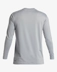 Quiksilver Mens DNA Bubble Logo Long Sleeve UPF 50 Surf T-shirt - Quarry