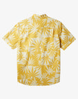 Quiksilver Mens Apero Organic Classic Short Sleeve Pocket Shirt - Ochre