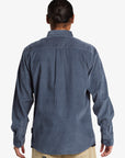 Billabong Mens Smoke Trail Long Sleeve Corduroy Shirt - Flint Stone