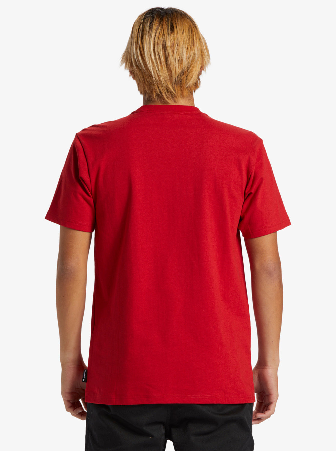 Quiksilver Mens Impaired Logo DNA T-Shirt - Salsa