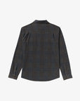 RVCA Mens Vacancy Flannel Long Sleeve Shirt - Mushroom