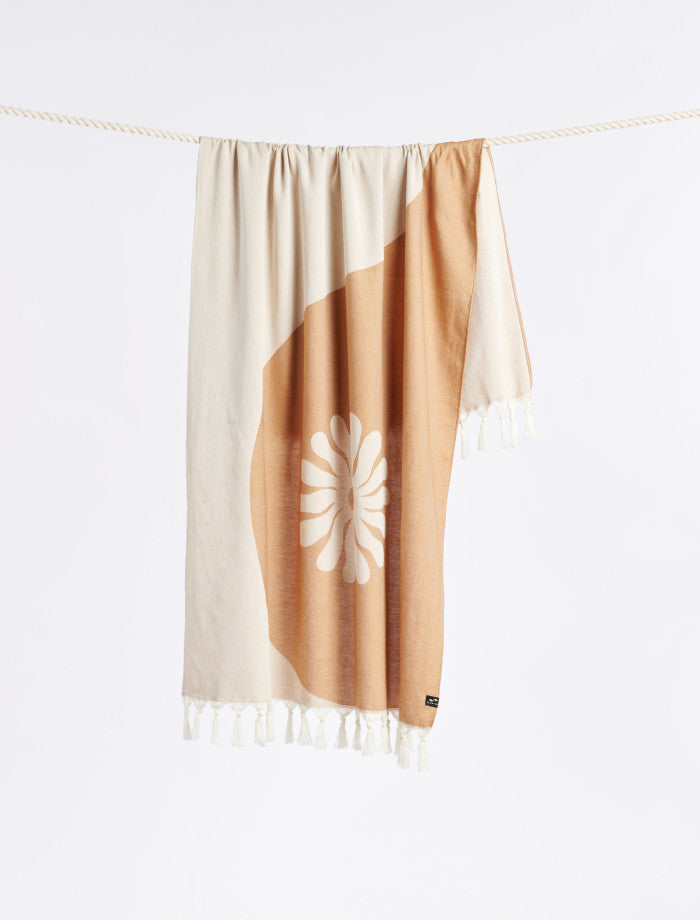 Slowtide Botanical Balance Turkish Towel - Brush - ManGo Surfing