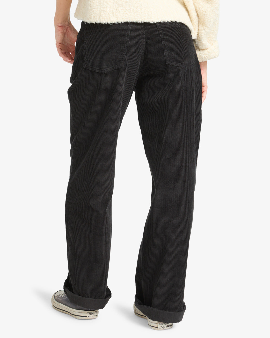 Billabong Womens Midtown Corduroy Trousers - Black Sands