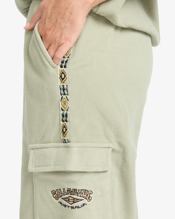 Billabong Womens Winter Camp Cargo Tracksuit Bottoms - Seagrass - ManGo Surfing