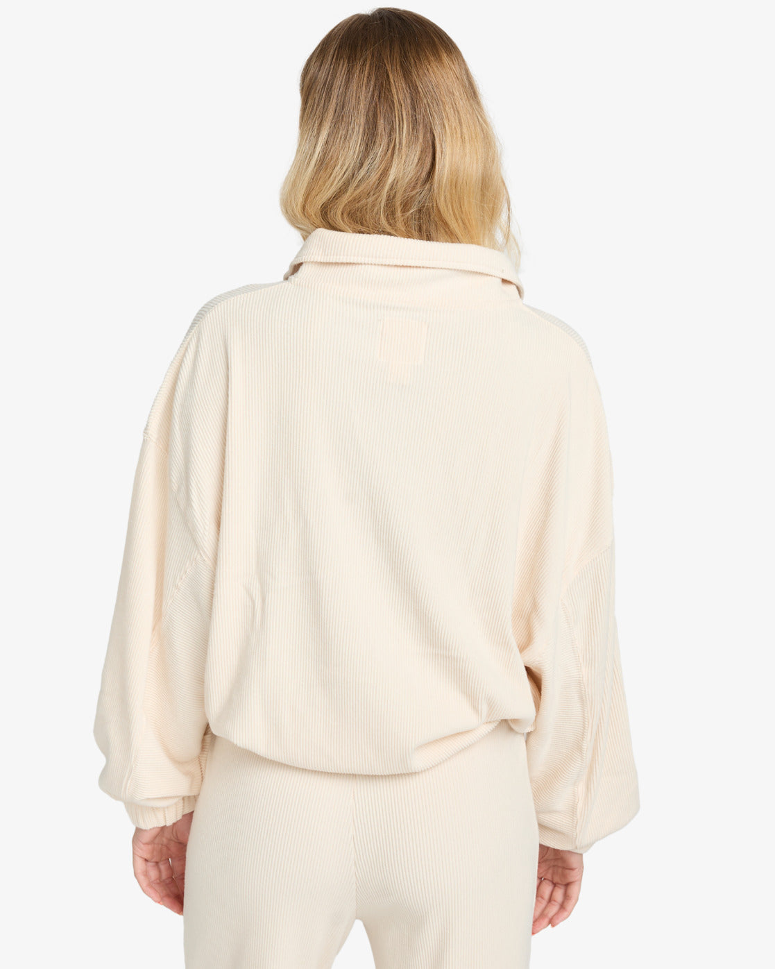 Billabong Womens Coffee Time Rib Knit Top - Whitecap