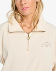 Billabong Womens Coffee Time Rib Knit Top - Whitecap