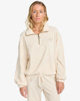 Billabong Womens Coffee Time Rib Knit Top - Whitecap