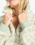 Billabong Womens Time Off Pullover Sweatshirt - Pistachio - ManGo Surfing