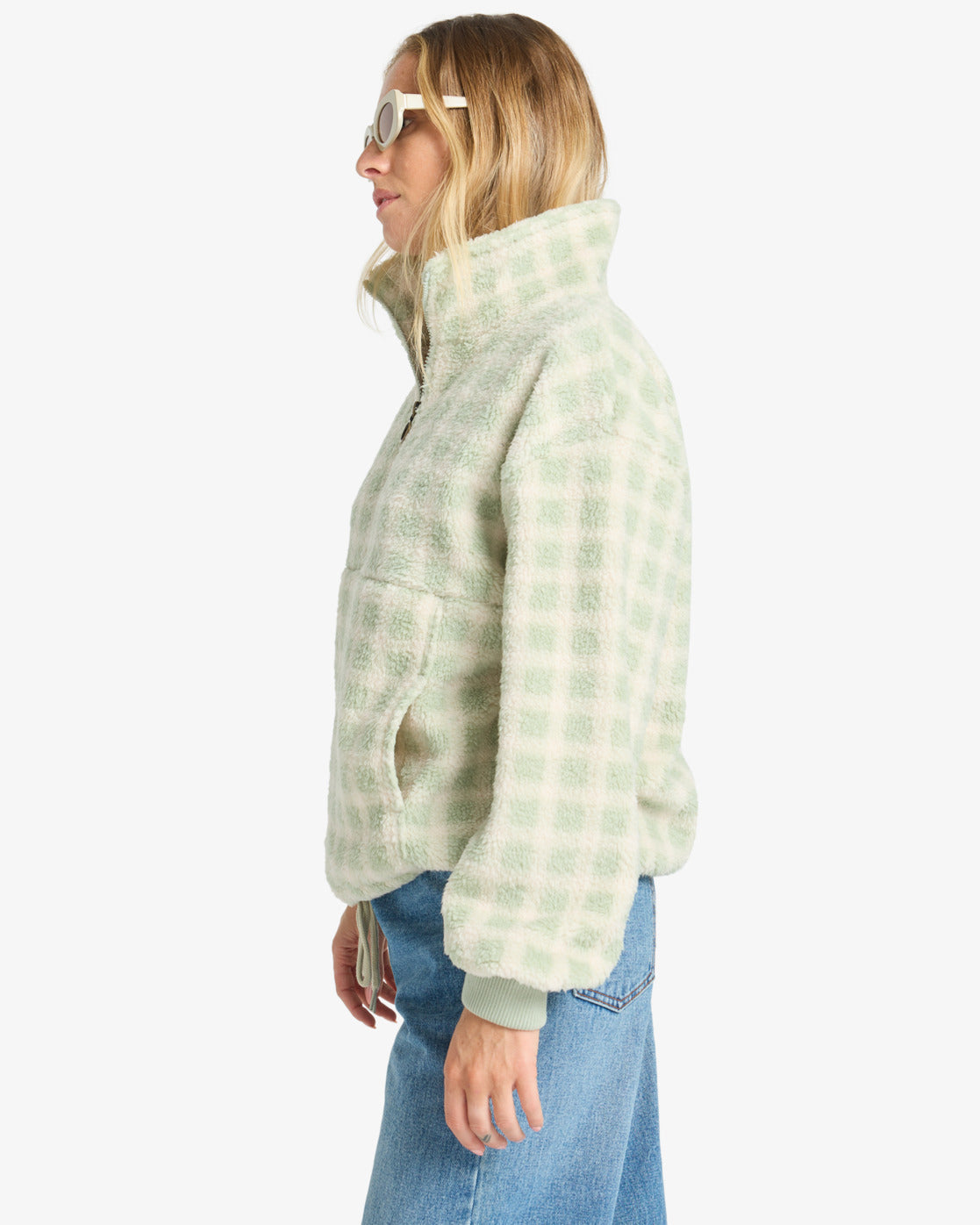 Billabong Womens Time Off Pullover Sweatshirt - Pistachio - ManGo Surfing