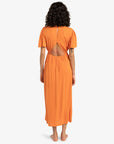 Billabong Womens Jet Set Midi Dress - Dried Mango