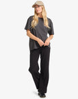 Billabong Womens Always Looking T-Shirt - Off Black