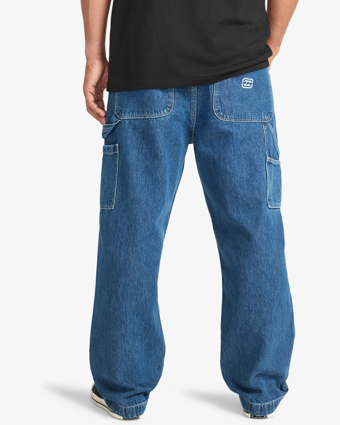 Billabong Mens Bad Dog Workwear Denim Jeans - Ocean Wash