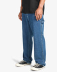Billabong Mens Bad Dog Workwear Denim Jeans - Ocean Wash