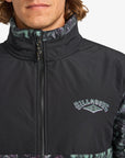 Billabong Mens Boundary Re-Issue Half Zip Mock Neck Fleece - Multi
