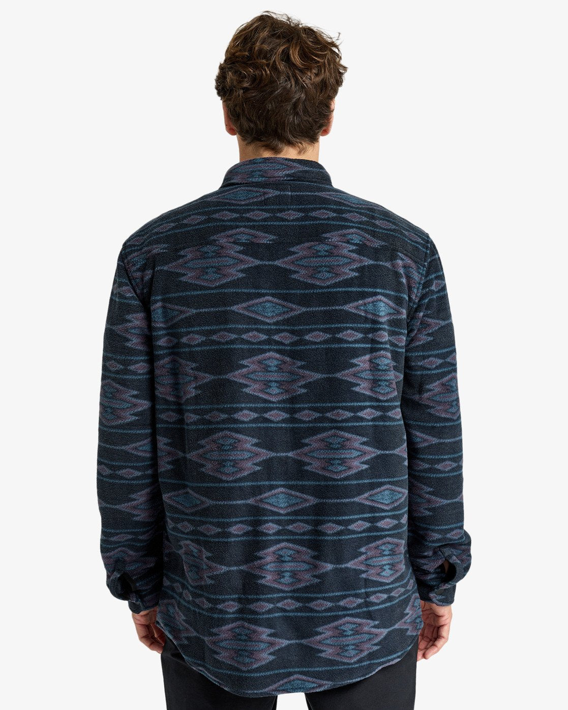 Billabong Mens Furnace Flannel Long Sleeve Shirt - Navy