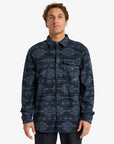 Billabong Mens Furnace Flannel Long Sleeve Shirt - Navy