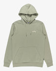 Billabong Mens Arch PO Pullover Hoodie - Grey Green - ManGo Surfing