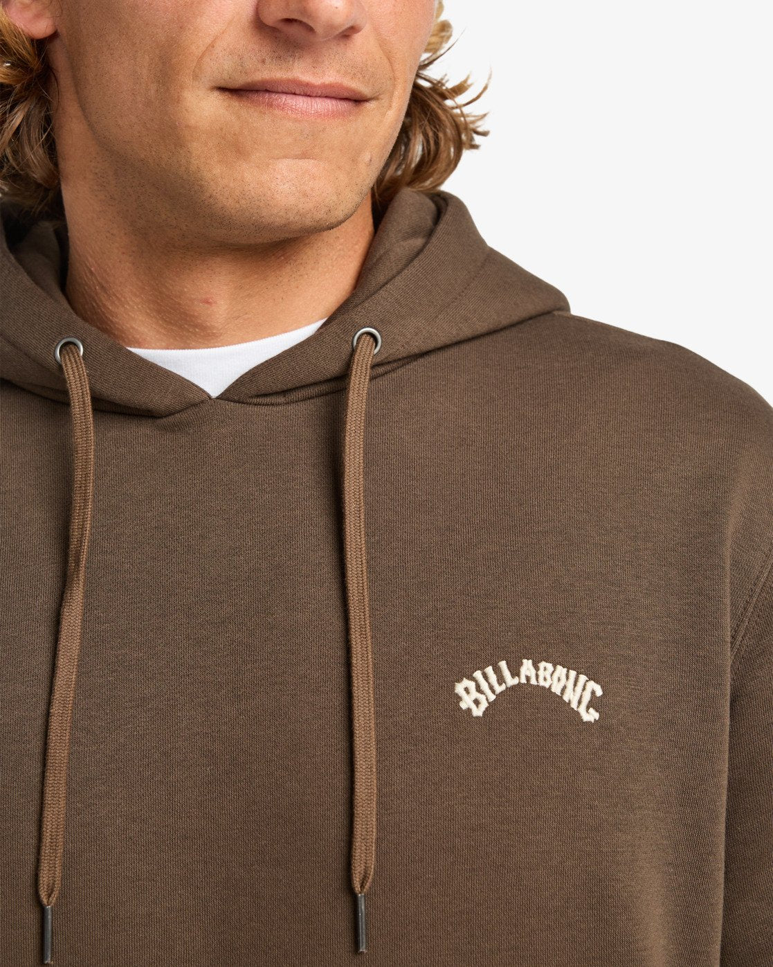 Billabong Mens Arch PO Pullover Hoodie - Dark Cedar - ManGo Surfing