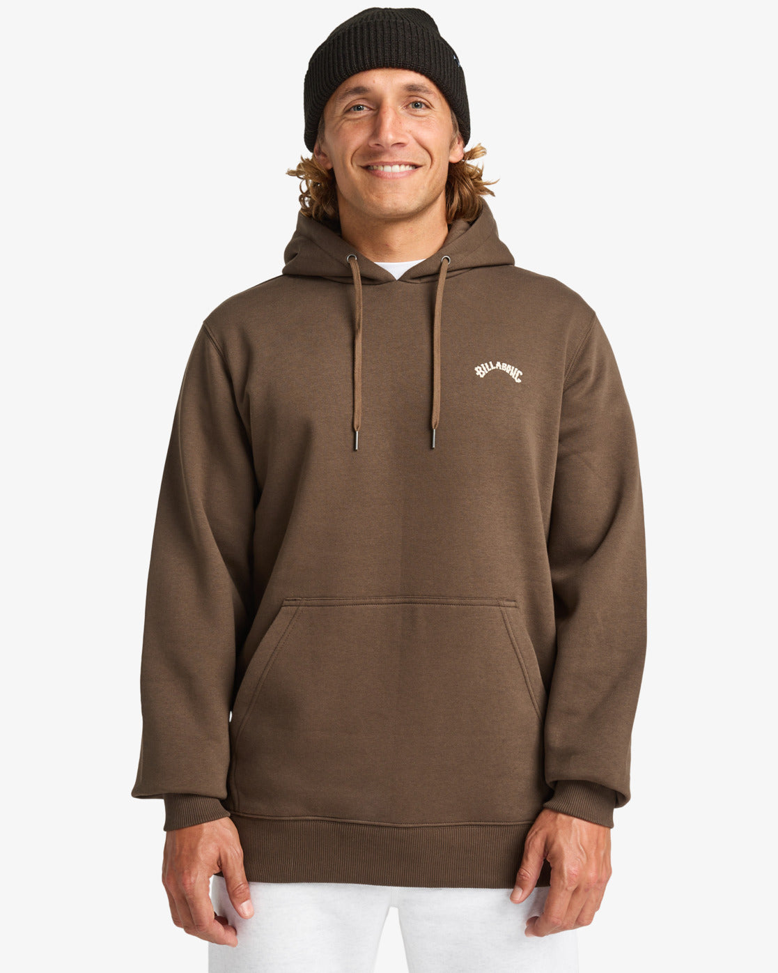 Billabong Mens Arch PO Pullover Hoodie - Dark Cedar - ManGo Surfing