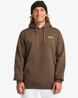 Billabong Mens Arch PO Pullover Hoodie - Dark Cedar - ManGo Surfing
