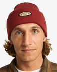 Billabong Mens Every Other Day Cuff Beanie Hat - One Size - Brick
