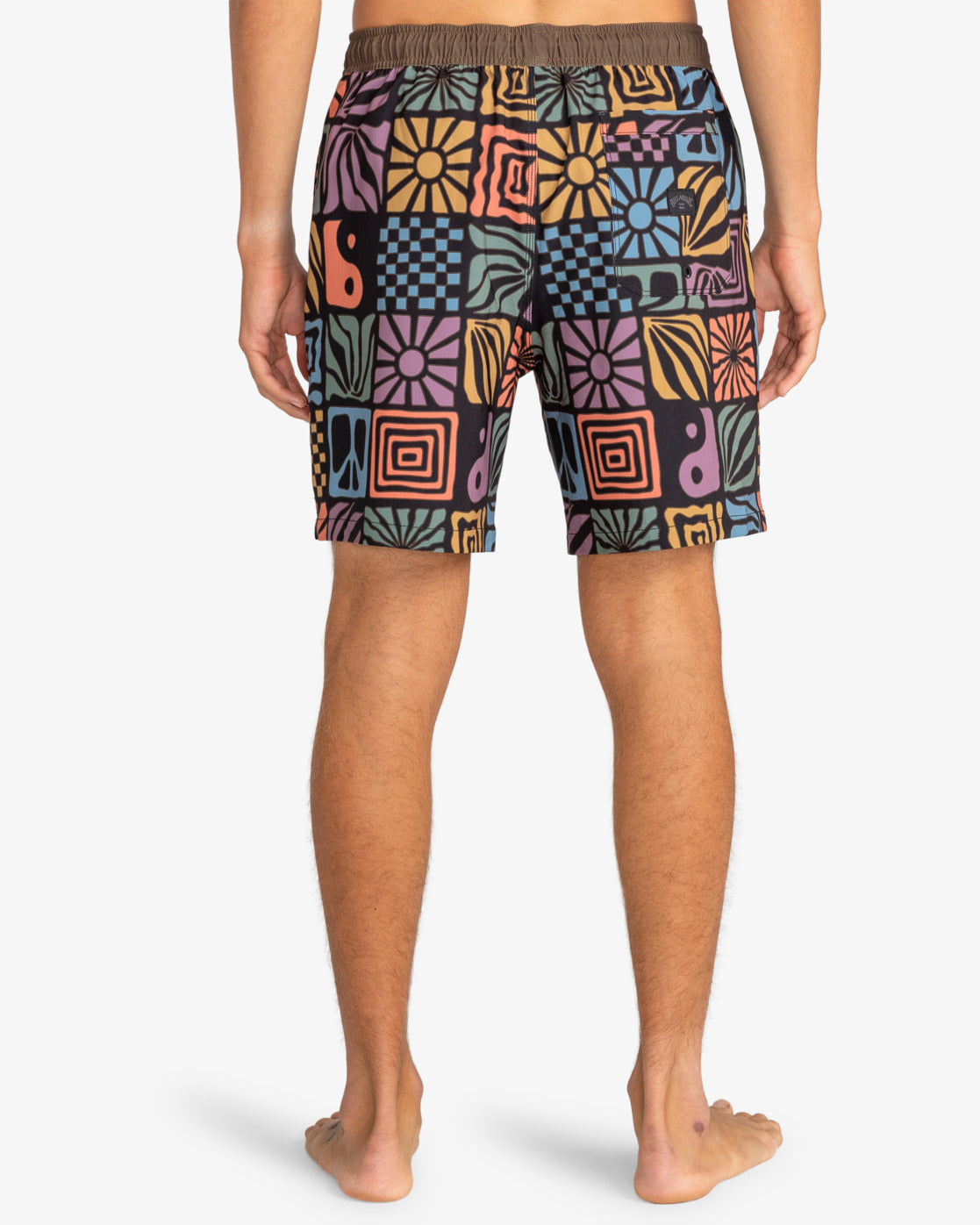 Billabong Mens Wasted Times Layback 18.5&quot; Swim Shorts - Multi