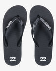 Billabong Mens Tides Slice Flip Flops - Black